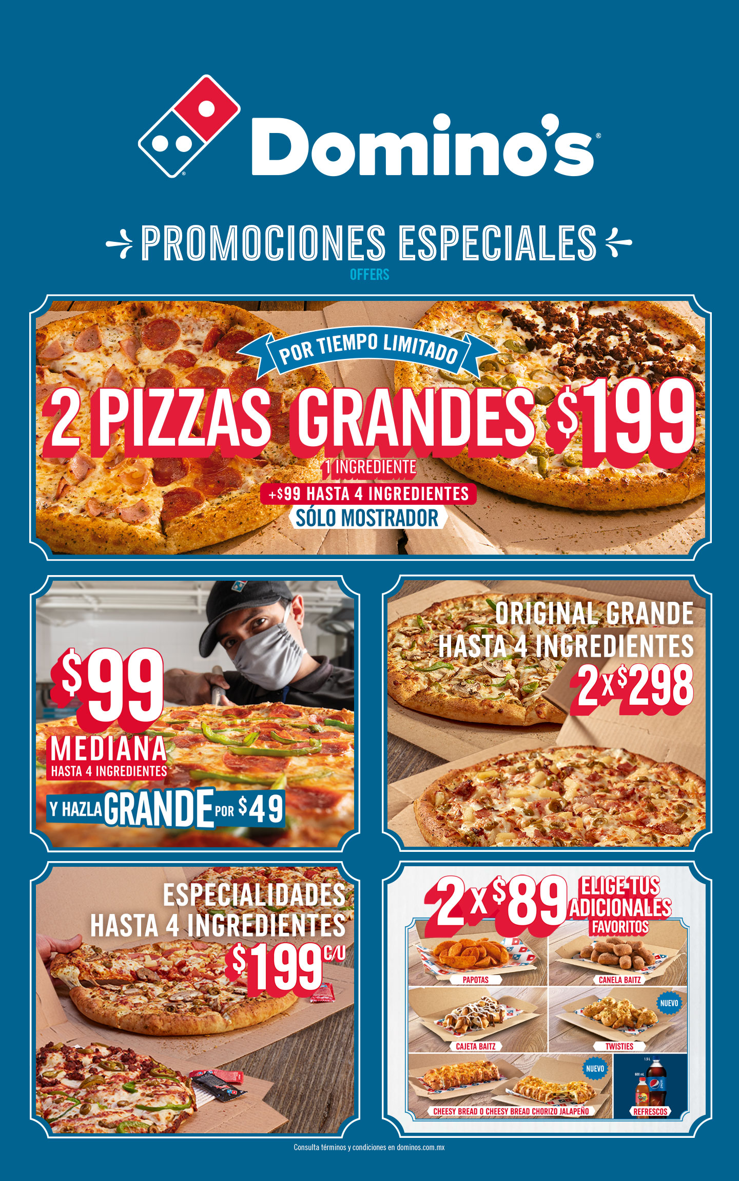 Menú Digital - Domino's Pizza México