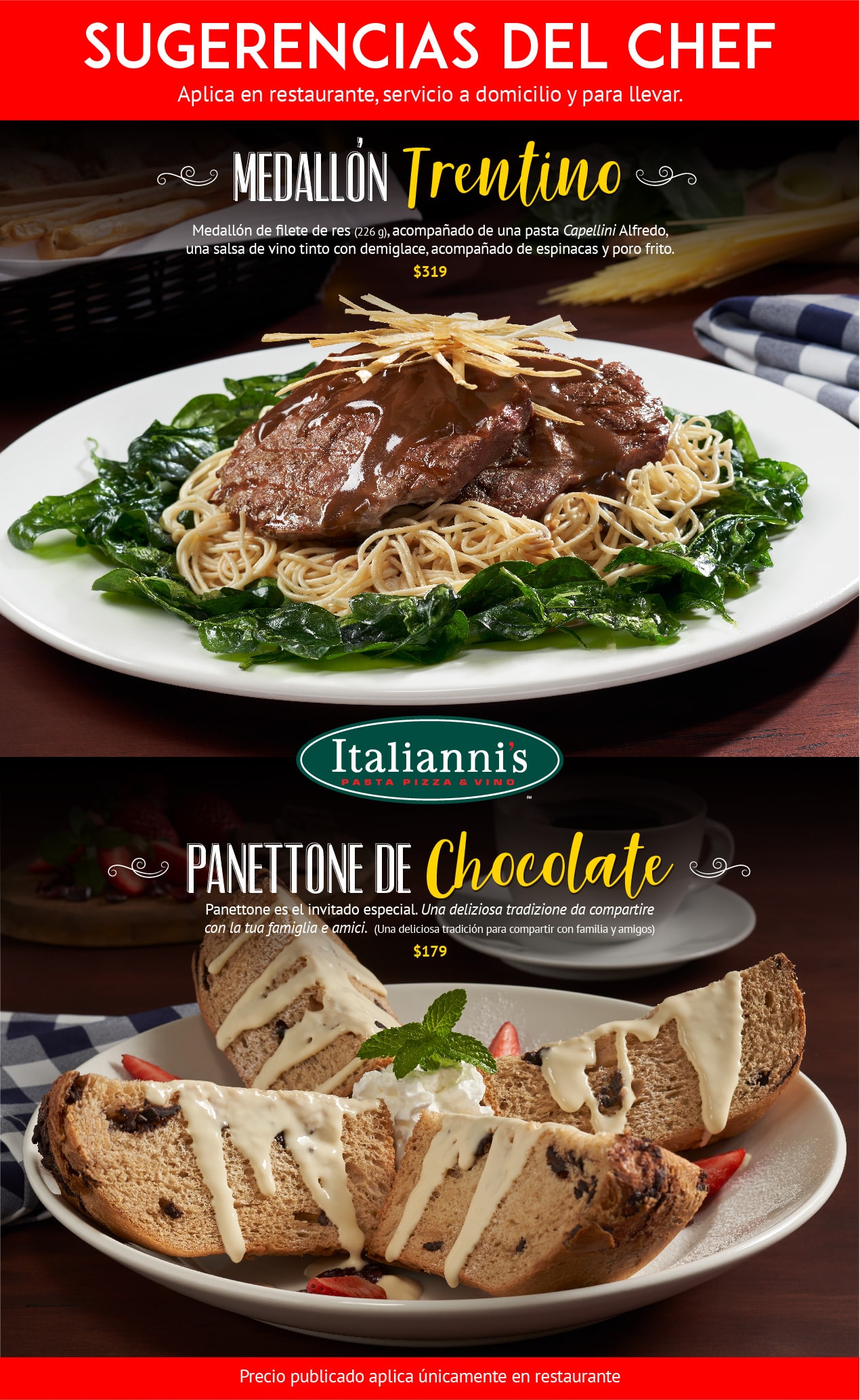 Menú Digital - Italiannis